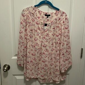 Kaari blue pink blouse.  XL